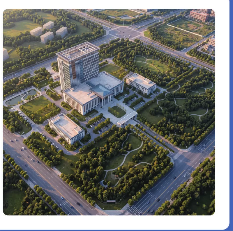Кампус больницы с системой сейсмоизоляции
